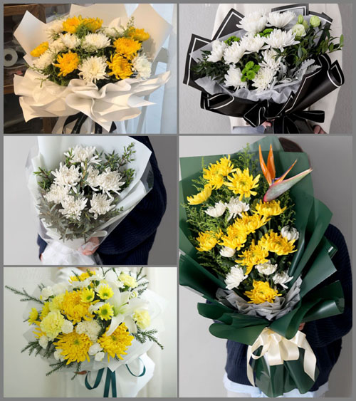 安徽铜陵市枞阳县铁铜乡白事花束代送